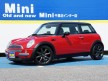 BMWミニ RA16 BMW MINI/クーパー【チリレッド×ブラック】赤/黒にこだわりました♪新品17インチアルミホイール(ブラックメタ)・スモークサイドマーカー・黒革シート+シートヒーター・DVDナビ付き!