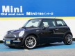 BMWミニ RA16 BMW MINI/クーパー【コスモスブラックメタリック】ブラックルーフ・OZ17インチアルミ・オリジナルボンネットストライプ・新品プロジェクターヘッドライト・クロームインテリアKIT・ポータブルナビ♪