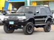 ランドクルーザー80 E-FZJ80G改 ランクル８０ＶＸ－ＬＴＤ　ブラック　補正良好５インチＵＰ　５速ＭＴ換装　前後デフロック　角目四灯　サイバーＨＤＤナビ　