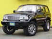 ランドクルーザー80 FZJ80G ランクル８０ＶＸ－ＬＴＤ【オールペイント：ブラック】【２０インチ】【デフロック】背面レス　４インチＵＰ　☆記録簿１２枚☆