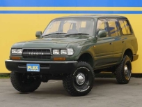 ランドクルーザー80VX-LTD ランクル８０ＶＸ－ＬＴＤ【ＮＥＷペイント・アーミーグリーン】【クラシックコンプリート】【低走行距離7.7万キロ】