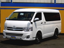 トヨタ ハイエース200ワゴンGL(DX) マイナー後ハイエースワゴンＧＬ ４ＷＤ　　オプション：パワースライドドア、ディスチャージ、ＬＳＤ、パールホワイト