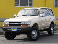 ランドクルーザー80VX-LTD ランクル80　クラシックコンプリート　ベージュメタリック　輸出用角目四灯２インチＵＰ　輸出用ホイール　ＡＢＳ付き！ 