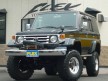 ランドクルーザー70 ランクル７６　ＺＸ　４・２Ｄ【ブラックオールペイント】【五速＆前後デフロック】【社外ウインチ】【６インチＵＰ公認】
