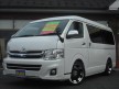 ハイエース200 CBA-TRH214W トヨタ車体製 アルファード用キャプテンシート搭載の10人乗り特装5ドアワゴン!ローダウン・アルミ・パイオニアSDナビ付!