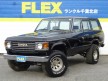 ランドクルーザー60 N-BJ61V ランクル６０　ＧＸ　ＢＪ６１Ｖ［希少丸目・平屋根・上下開き！］［ブラックＮＥＷペイント］［新品フロント＆リヤバンパー］