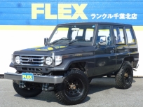 ランドクルーザー70VX ランドクルーザー７０　ＢＪ７４Ｖ　３４００ＤＴ［奇跡の４ドア］［新品７６フェイス＆２ＵＰ］［新品ジムライン＆２５５ＭＴ］