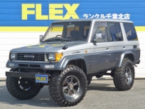 ランドクルーザープラド70SX ランクル７８プラド　ＳＸワイド　３０００ＤＴ［４ＵＰ＆ＨＤＤナビ］［クロカンバンパー＆ＢＦ３１５ＭＴ］［寒冷地仕様車］
