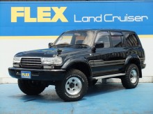 トヨタ ランドクルーザー80VX-LTD ランクル80 VX-LTD 4500G ブラックNEWペイント 3インチアップ 社外16インチAW 前後デフロック SR