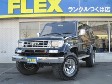 トヨタ ランドクルーザープラド70EX 【最上級EXワイド】【ブラックペイント】【サンルーフ】【3インチアップ】【アルコア10Jホイール】【HIDヘッドライト】
