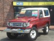ランドクルーザー70 HZJ73V ランクル７３　ＬＸ　ＦＲＰトップ【５速ＭＴ＆デフロック】【稀少ワインレッド】【７６フェイス】【２インチリフトＵＰ】