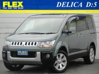 デリカ　Ｄ：５Ｇナビパッケージ デリカＤ：５　ＣＶ５Ｗ　２４００Ｇ　４ＷＤ　ＧナビＰＫＧ　トリプルムーンルーフ！内装ベージュ！リヤスポイラー！