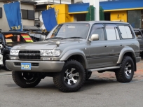 ランドクルーザー80VX-LTD　Mパッケージ ランクル８０ＶＸ－ＬＴＤ限定車Ｍパッケージコンプリート！ＨＤＤナビ付！新品タイヤＡＷ！低走行５５０００キロ！内外装美車！