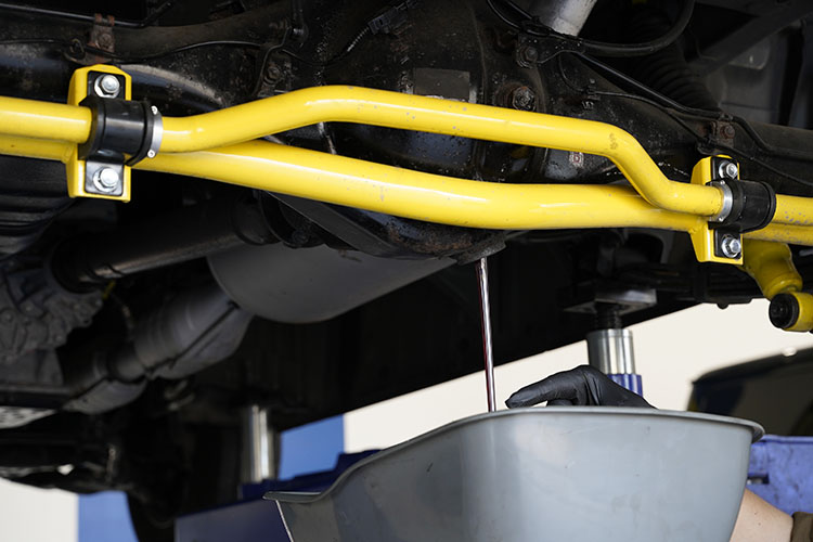 ハイエースのデフオイル交換