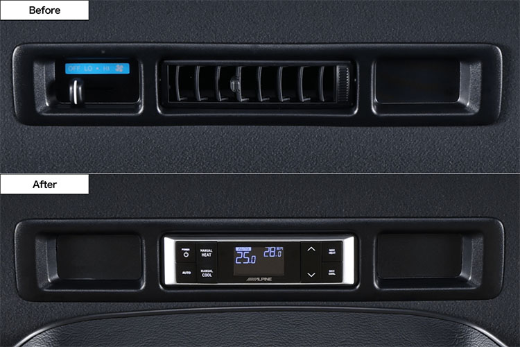 アルパイン リアオートエアコン コントローラー