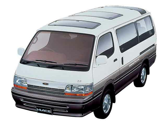 トヨタ ハイエース100系（1代目 ハイエースワゴン）（1989年08月〜1990年09月）2.0 デラックス