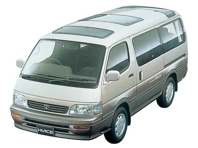 トヨタ ハイエース100系（1代目 ハイエースワゴン）（1994年08月〜1995年07月）2.0 スーパーカスタム トリプルムーンルーフ