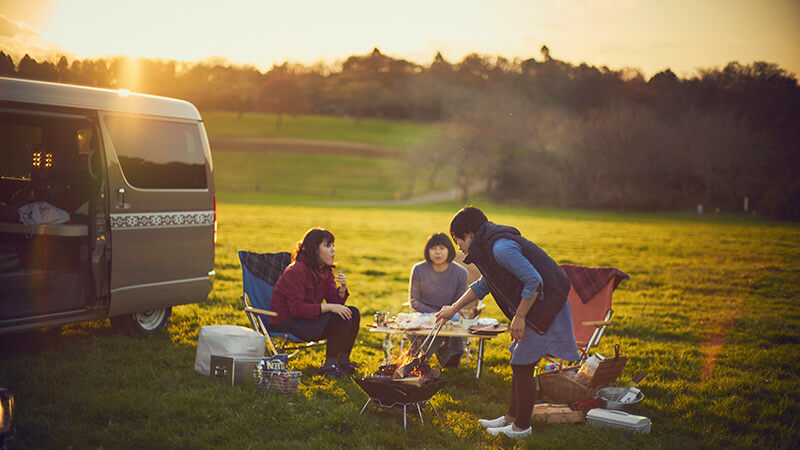 LIFE STYLE 04 女子3人のはじめて尽くし Coast Lines HIACE