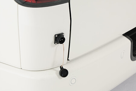 充電に便利な外部電源