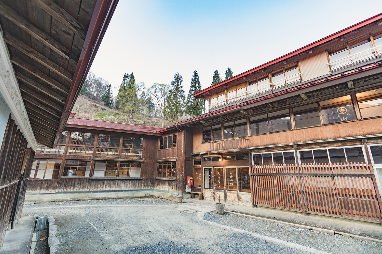 有形文化財に登録されている山田旅館