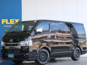 🚩入庫☛【厳選仕入れ未使用車】ハイエースバン　ディーゼル4WD　ブラック　ダークプライムS 登録済み超低走行・オリジナルカスタム済みのお車入庫いたしました☆☆(XP2992)