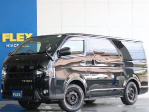🚩入庫☛【厳選仕入れ中古】ハイエースバン　ディーゼル4WD　ダークプライムⅡ 雪道走行楽々で車中泊可能のお車ご入庫致しました☆☆(XP3135)
