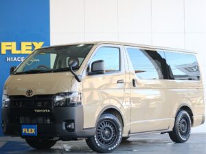 🚩入庫☛【登録済未使用車】ハイエースバン　ガソリン2WD　ベージュ 未使用車アースカラーのお車ご入庫致しました☆☆(XP3138)