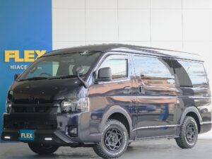 🚩入庫☛【厳選仕入中古車】ハイエース　ワイド　ガソリン　4WD　ブラックパール 豊富な豪華カスタムに希少なお車入庫致しました☆☆(XP3157)