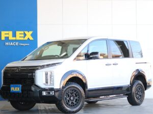 🚩入庫☛【新車】デリカ：D5　ディーゼル4WD　P　MCチェンジモデル リフトアップ＆オリジナルカスタム済みでオフロード仕様のお車入庫致しました☆☆(UG3833)