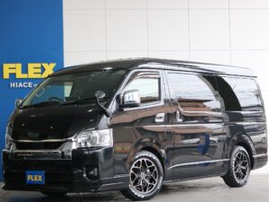 車好きがこだわる】FLEXオリジナル ハイエース Delfino Line オーバー