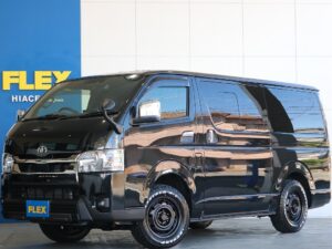 🚩入庫☛【厳選仕入中古車】ハイエースバン　ダークプライムⅡディーゼル4WD 車中泊仕様でオフロードスタイルのお車入庫致しました☆☆(XP3318)