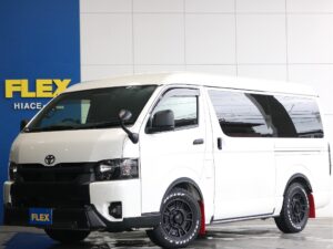 🚩入庫☛【厳選仕入中古】ハイエースバン　ワイドミドルルーフ　ダークプライムⅡ　ディーゼル2WD 大変希少なディーゼル2WDワイドバンでMRTのお車ご入庫致しました☆☆(XP3354)