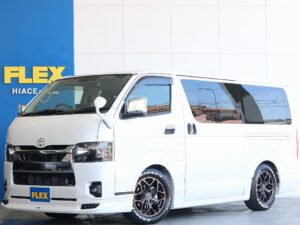🚩入庫☛【厳選仕入れ中古】ハイエースバン　ディーゼル4ＷＤ　パールホワイト モデリスタ×車中泊仕様のお車入庫致しました☆☆(XP3374)