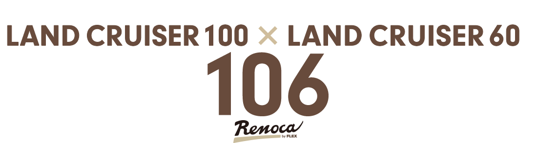 Winter LAND CRUISER 100×LAND CRUISER 60 106 Renoca by FLEX