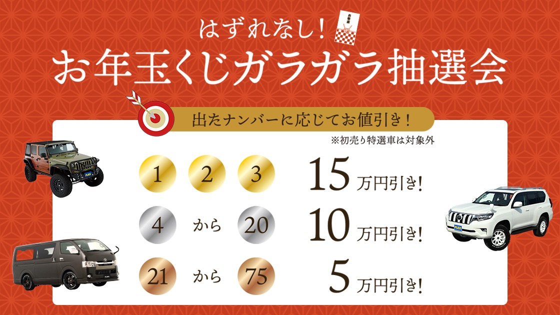 初売りガラガラ抽選