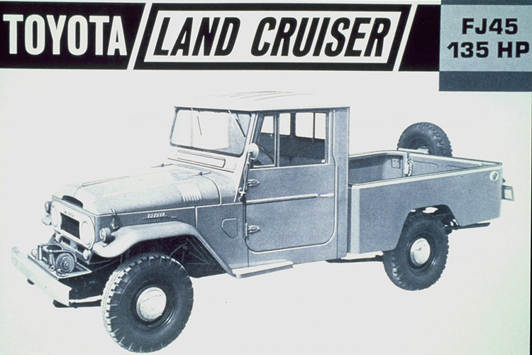 Toyota FJ45 Land Cruiser Pickup Track