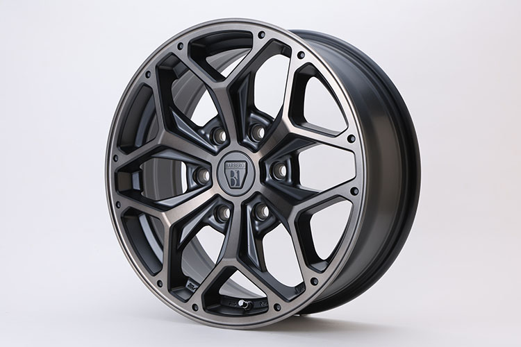 BARBERO STYLING HEX（スタイリングヘックス） ハイエース用アルミホイール FLEXオリジナルカラー マットブラッククリア