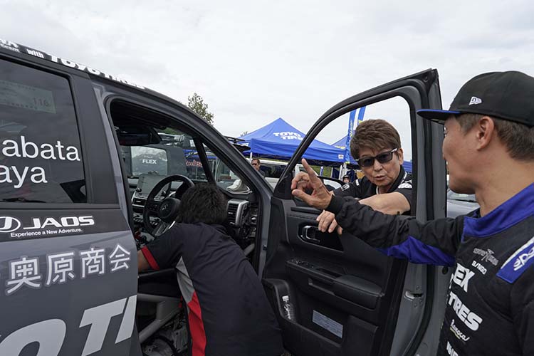 ラリー北海道2025 LEG2 哀川翔総監督