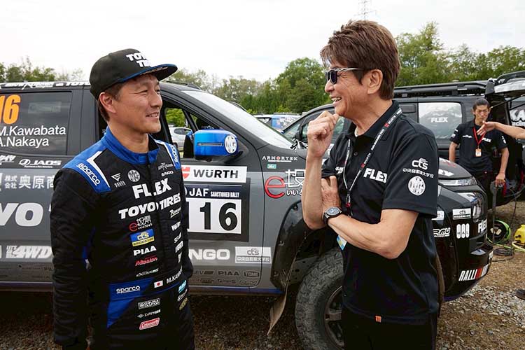 ラリー北海道2025 LEG2 哀川翔総監督